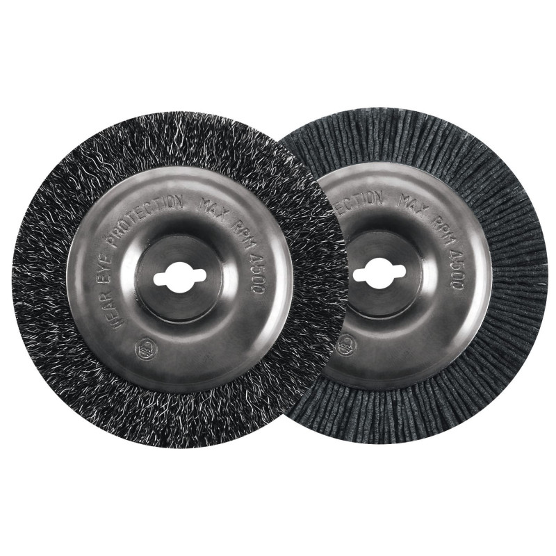 Einhell Brosse de rechange en acier et nylon (accessoires de nettoyage pour joints, kit de brosses de rechange pour nettoyeur de Einhell Brosse de rechange en acier et nylon (accessoires de nettoyage pour joints, kit de brosses de rechange pour nettoyeur de