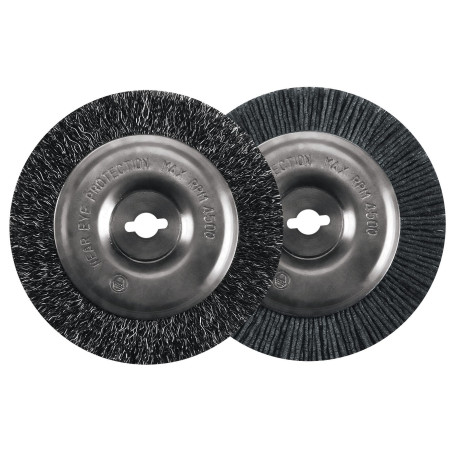 Einhell Brosse de rechange en acier et nylon (accessoires de nettoyage pour joints, kit de brosses de rechange pour nettoyeur de