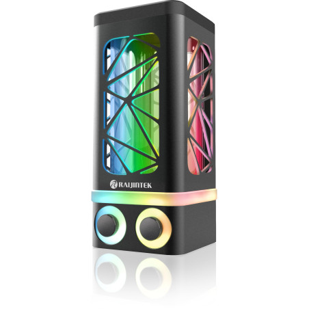 Raijintek Compatible ANTILA Pure R100B Ausgleichsbehälter, 172,5mm, ARGB - Schwarz