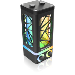 Raijintek Compatible ANTILA Pure R100B Ausgleichsbehälter, 172,5mm, ARGB - Schwarz