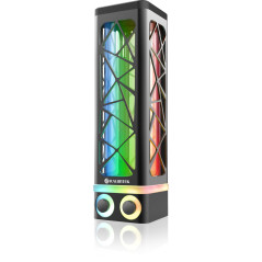 Raijintek Compatible ANTILA Pure R240B Ausgleichsbehälter, 262,5mm, ARGB - Schwarz
