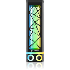 Raijintek Compatible ANTILA Pure R240B Ausgleichsbehälter, 262,5mm, ARGB - Schwarz