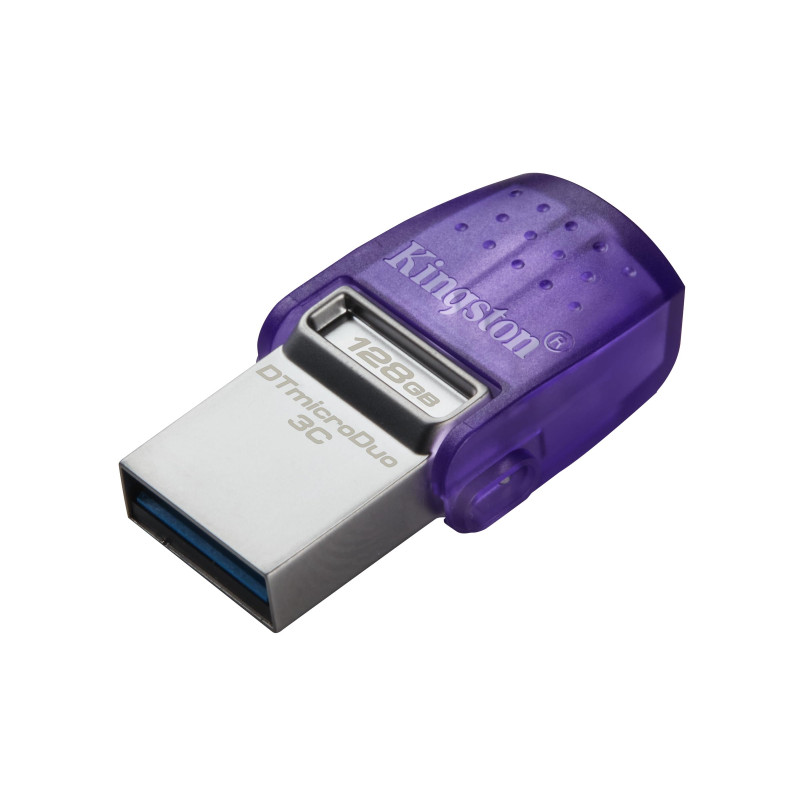 Kingston DataTraveler microDuo 3C La clé USB 128GB USB Gen 3 Type-C et Type-A - DTDUO3CG3/128GB Kingston DataTraveler microDuo 3C La clé USB 128GB USB Gen 3 Type-C et Type-A - DTDUO3CG3/128GB