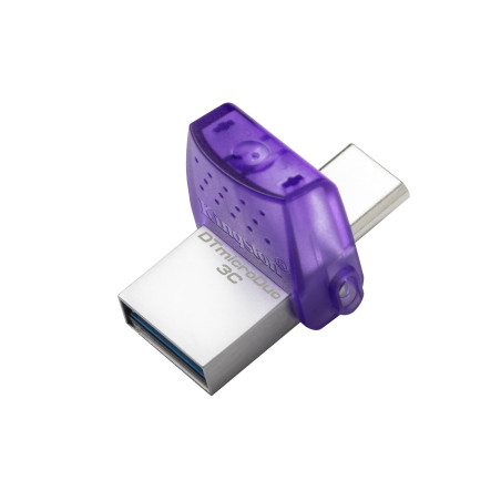 Kingston DataTraveler microDuo 3C La clé USB 128GB USB Gen 3 Type-C et Type-A - DTDUO3CG3/128GB