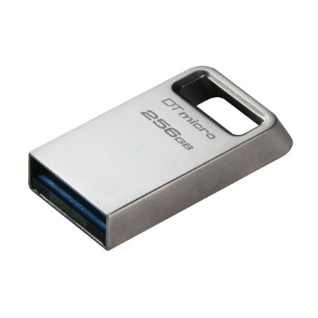 Kingston DataTraveler Micro clé USB 256GB 200MB/s Métal USB 3.2 Gen 1 - DTMC3G2/256GB