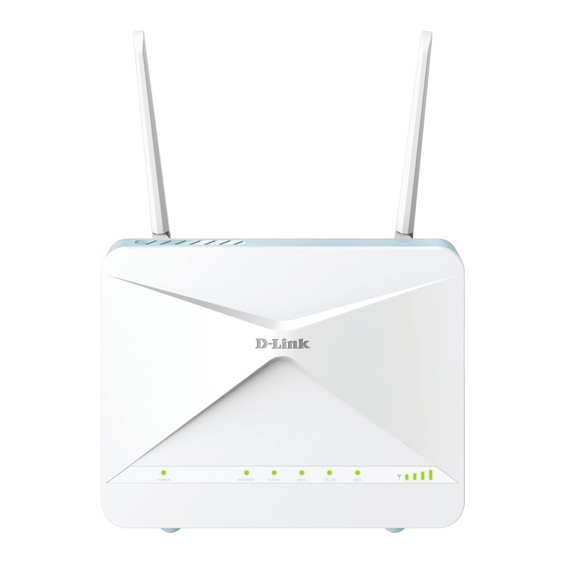 D-Link G415 Routeur Eagle Pro AI 4G LTE Cat.4, WiFi 6, backup autoWAN, 3 x LAN Gb, 1 port WAN Gb, WiFi 6 Mesh AX1500, Débit 4G 1 D-Link G415 Routeur Eagle Pro AI 4G LTE Cat.4, WiFi 6, backup autoWAN, 3 x LAN Gb, 1 port WAN Gb, WiFi 6 Mesh AX1500, Débit 4G 1