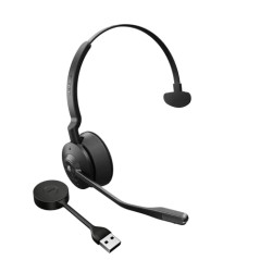 Jabra Engage 55 - Micro-casque mono sans fil avec adaptateur DECT USB-A Link 400, Microphone à réduction de bruit, Portée étendu