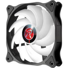 Raijintek EOS 12 RBW ADD Lüfter Lot de 2 Ampoules 120 mm avec contrôleur – Acrylique, 12 V, 25 DB (A), Compatible avec Ordinateu