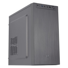Boîtier Mini Tour Micro ATX avec Panneau Vitré, Noir