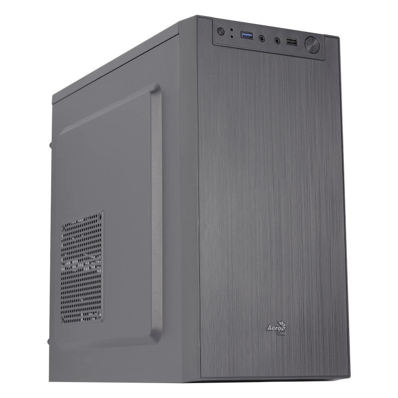 Boîtier Mini Tour Micro ATX avec Panneau Vitré, Noir Boîtier Mini Tour Micro ATX avec Panneau Vitré, Noir