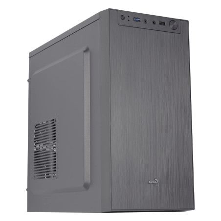 Boîtier Mini Tour Micro ATX avec Panneau Vitré, Noir