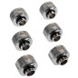 Raijintek Anschluss PELIAS D161806, 16mm - 6er-Pack, Silber