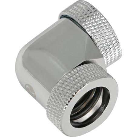 Raijintek Anschluss PELIAS D160906, 16mm, 90 Grad Adapter - 6er-Pack, Silber