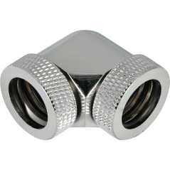 Raijintek Anschluss PELIAS D160906, 16mm, 90 Grad Adapter - 6er-Pack, Silber
