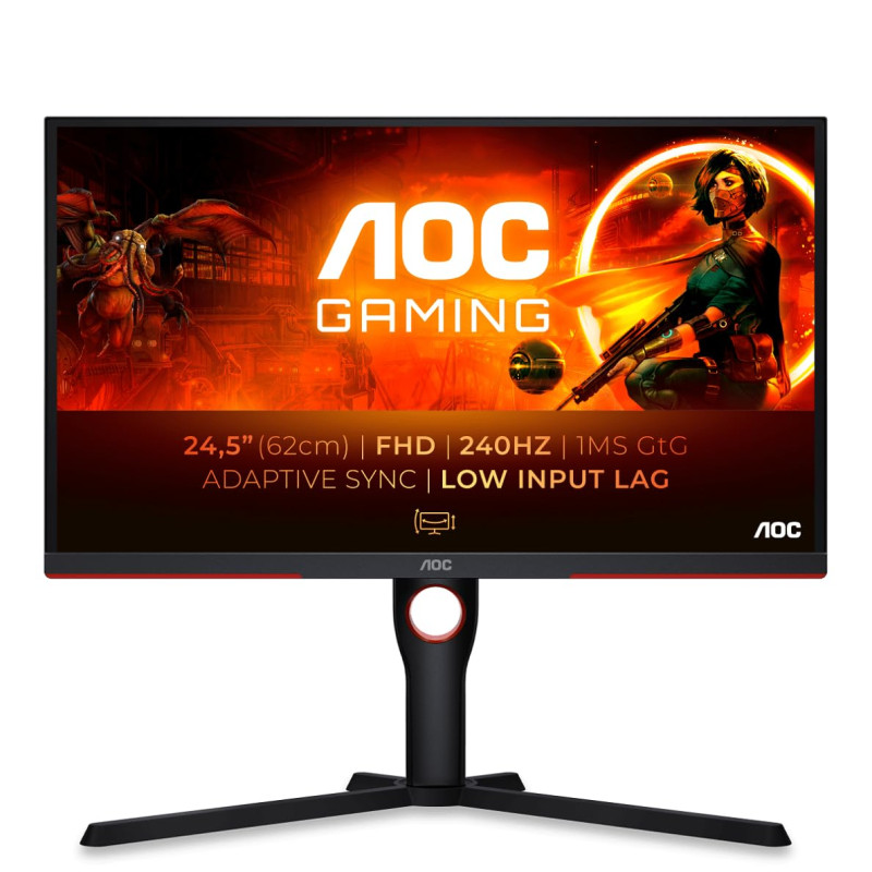 AOC International 24.5P 1920X1080 VA Flat 25G3ZM/BK AOC International 24.5P 1920X1080 VA Flat 25G3ZM/BK