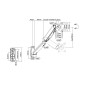 DIGITUS Support Mural pour écran avec vérin à gaz et Bras pivotant - pour écrans 15-32" - Charge Max. 9 kg - VESA 75x75 & 100x10 DIGITUS Support Mural pour écran avec vérin à gaz et Bras pivotant - pour écrans 15-32" - Charge Max. 9 kg - VESA 75x75 & 100x10