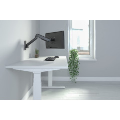 DIGITUS Support Mural pour écran avec vérin à gaz et Bras pivotant - pour écrans 15-32" - Charge Max. 9 kg - VESA 75x75 & 100x10