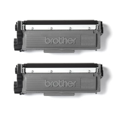 Brother TN-2320 Twin, Cartouche de Toner Original, Noir, Pack de 2
