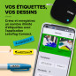 DYMO LetraTag 200B étiqueteuse Bluetooth | Imprimante d'étiquettes compacte | Se connecte à iOS et Android à l'aide de la techno DYMO LetraTag 200B étiqueteuse Bluetooth | Imprimante d'étiquettes compacte | Se connecte à iOS et Android à l'aide de la techno