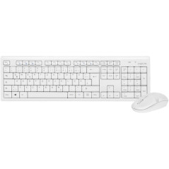 LogiLink ID0104W - Ensemble clavier/souris sans fil, 2,4 GHz, clavier 103 touches (+13 touches de raccourci) - souris (capteur o