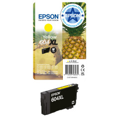 Epson 604XL Pineapple, Genuine Yellow Ink Cartridge