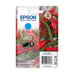 Epson 503 Chillies, Genuine Cyan Ink Cartridge