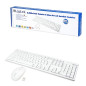 LogiLink ID0104W - Ensemble clavier/souris sans fil, 2,4 GHz, clavier 103 touches (+13 touches de raccourci) - souris (capteur o LogiLink ID0104W - Ensemble clavier/souris sans fil, 2,4 GHz, clavier 103 touches (+13 touches de raccourci) - souris (capteur o