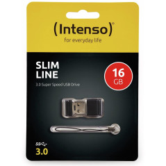 Intenso Slim Line Clé USB 3.0 16 Go Noir