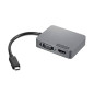 Hub USB Lenovo GX91A34575 Gris