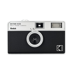 Kodak EKTAR H35 Caméra vidéo Demi-Format 35 mm, réutilisable, sans Mise au Point, léger, Facile à Utiliser (Noir) (Film et Pile