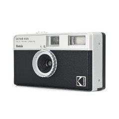 Kodak EKTAR H35 Caméra vidéo Demi-Format 35 mm, réutilisable, sans Mise au Point, léger, Facile à Utiliser (Noir) (Film et Pile 