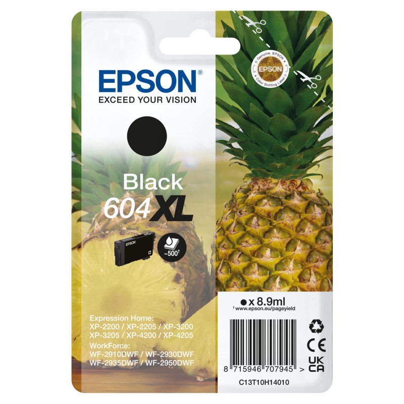 Epson Ink/604XL 603XL Starfish 8.9ml BK Sec