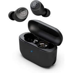 JLab Go Pop Ecouteurs Bluetooth sans Fil - Écouteurs Intra-Auriculaires avec Micro, 35+ Heures d'Autonomie, Ecouteur et Boîtier
