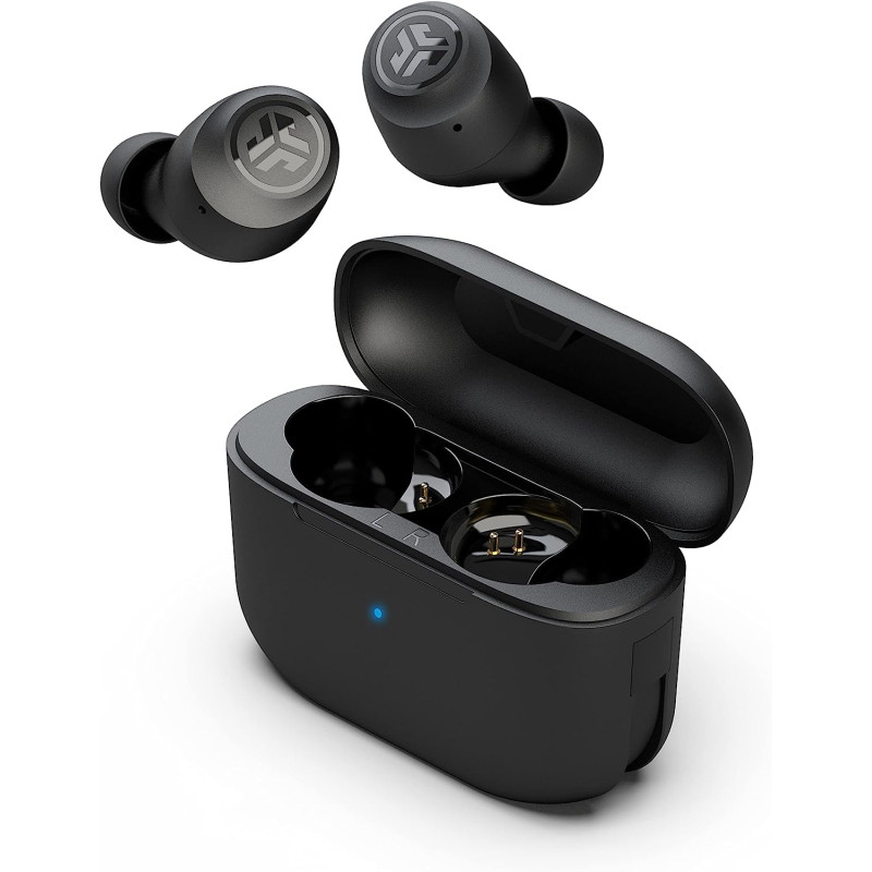 JLab Go Pop Ecouteurs Bluetooth sans Fil - Écouteurs Intra-Auriculaires avec Micro, 35+ Heures d'Autonomie, Ecouteur et Boîtier JLab Go Pop Ecouteurs Bluetooth sans Fil - Écouteurs Intra-Auriculaires avec Micro, 35+ Heures d'Autonomie, Ecouteur et Boîtier