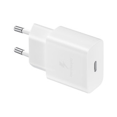 SAMSUNG Chargeur Secteur 15W USB C avec Cable Blanc