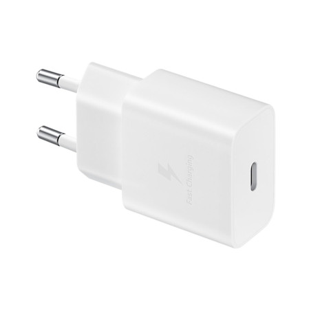 SAMSUNG Chargeur Secteur 15W USB C avec Cable Blanc