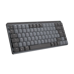 Logitech MX Mechanical Mini Clavier sans Fil Rétroéclairé Performant, Boutons Tactiles Silencieux, Bluetooth, USB-C, macOS, Wind