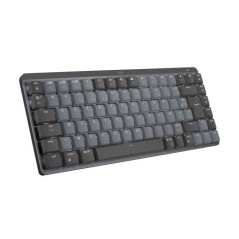 Logitech MX Mechanical Mini Clavier sans Fil Rétroéclairé Performant, Boutons Tactiles Silencieux, Bluetooth, USB-C, macOS, Wind
