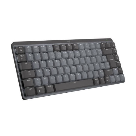 Logitech MX Mechanical Mini Clavier sans Fil Rétroéclairé Performant, Boutons Tactiles Silencieux, Bluetooth, USB-C, macOS, Wind