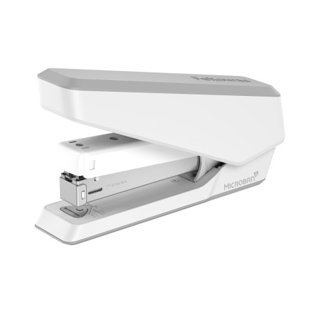 Fellowes Agrafeuse LX850 Easy Press™, Pleine bande pour le bureau, moindre effort, revêtement Microban®, Ôte-agrafes intégré, ag