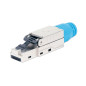 Intellinet Fiche de Champ Cat8.1 40G RJ45, blindée et sans Outil Intellinet Fiche de Champ Cat8.1 40G RJ45, blindée et sans Outil