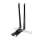 LogiLink WL0248 Carte PCI Express dernière génération avec Wi-FI (5 GHz/6 GHz/2,4 GHz) et Bluetooth (Version 5.2) LogiLink WL0248 Carte PCI Express dernière génération avec Wi-FI (5 GHz/6 GHz/2,4 GHz) et Bluetooth (Version 5.2)