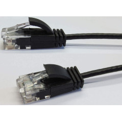 wantecWire 7327 Extra Fine Câble Patch, Câble Ethernet, Câble Réseau avec Top Qualité Vert
