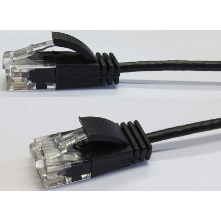 wantecWire 7327 Extra Fine Câble Patch, Câble Ethernet, Câble Réseau avec Top Qualité Vert