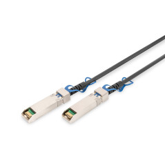 DIGITUS Câble universel DAC - SFP28 - 25 Gbit/s - facteur de forme IPF - compatible avec SFF-8432 - câble réseau Twinax - Direct