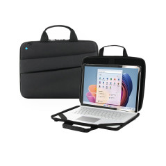 MOBILIS Sacoche Durcie pour Ordinateur Portable 12.5-14", Pochette Robuste Antichocs PC Macbook 13.3, Poignées Ergonomiques, Poc