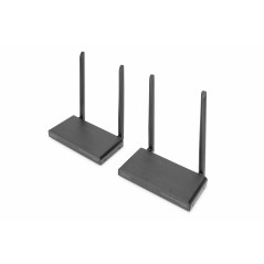 DIGITUS DS-55321 Extender KVM HDMI sans fil - Full HD 1080p 60 Hz - Portée 200 m - Kit : émetteur & récepteur - Loop-Out, IR inf