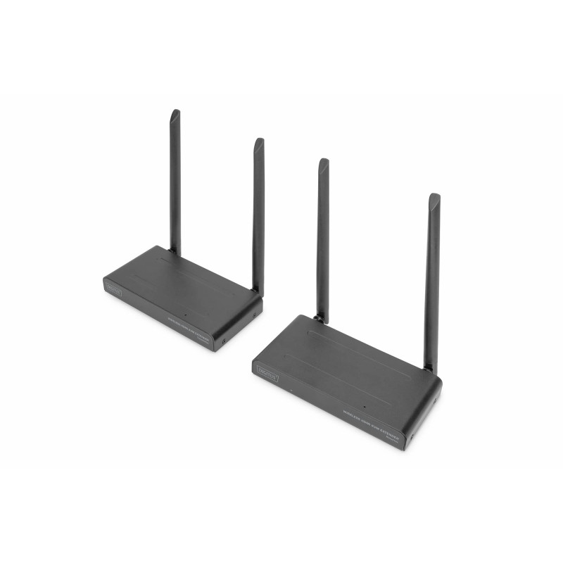 DIGITUS DS-55321 Extender KVM HDMI sans fil - Full HD 1080p 60 Hz - Portée 200 m - Kit : émetteur & récepteur - Loop-Out, IR inf DIGITUS DS-55321 Extender KVM HDMI sans fil - Full HD 1080p 60 Hz - Portée 200 m - Kit : émetteur & récepteur - Loop-Out, IR inf