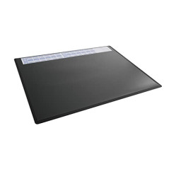 DURABLE - Sous-main antid?rapant avec calendrier - 65 x 50 cm - en polypropyl?ne - Noir - 722301