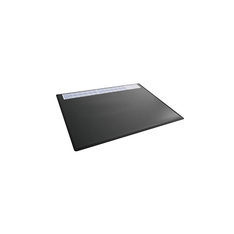 DURABLE - Sous-main antid?rapant avec calendrier - 65 x 50 cm - en polypropyl?ne - Noir - 722301